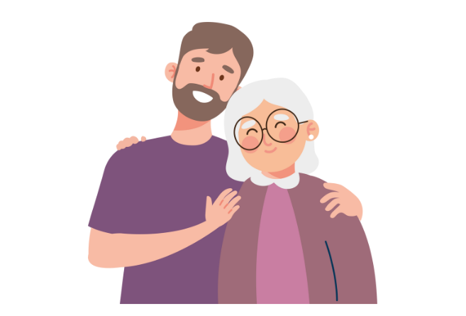 Drei Personen setzen ein großes Puzzlestück zusammen.